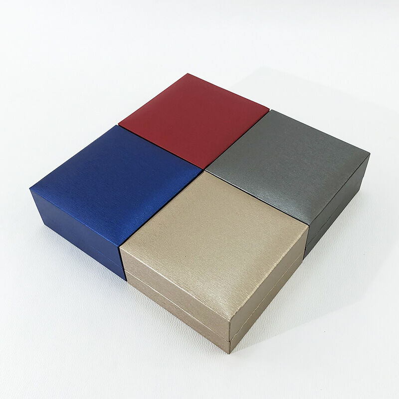 Simple Series Three Piece Daily Solid Color Paper Jewelry Boxes h5 Picture3