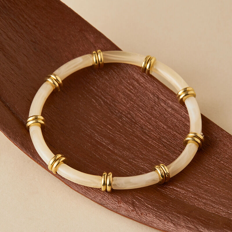 Classic Series Retro Gradient Color Acrylic Women's Bangles