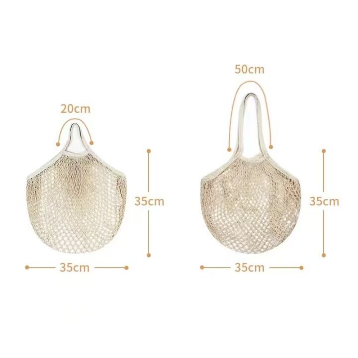 Bolso redondo de mujer de estilo casual, tejido liso, calado y con cuerda trenzada. h5 Imagen5