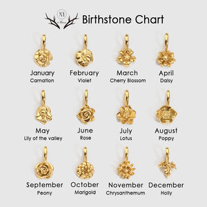 Simple Series DIY Sweet Flower Stainless Steel Waterproof Gold Color Women's Pendants h5 Picture5