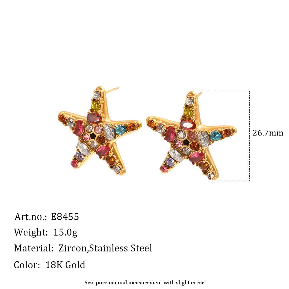 Gold Color/One Size/Earrings Picture2