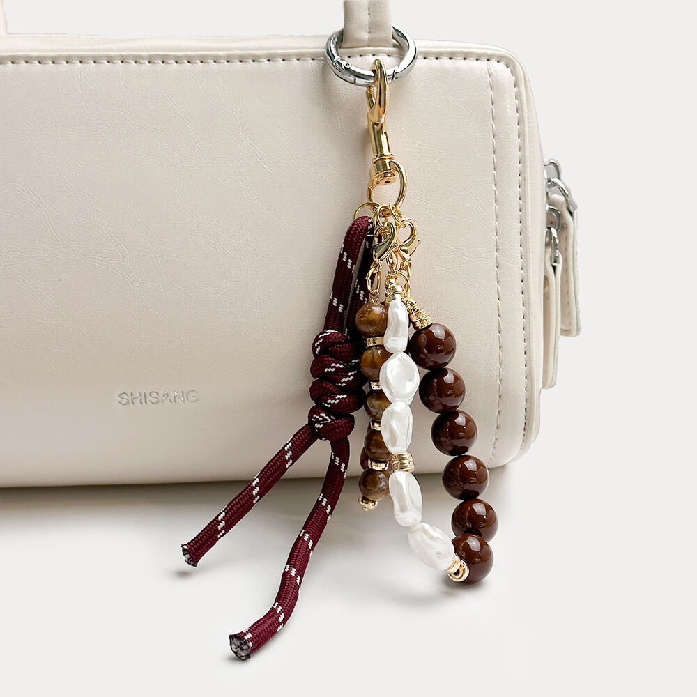 Simple Series Casual Patchwork Beads Gradient Color Resin Bag Charms h5Picture3