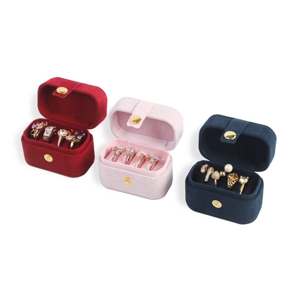 Cajas de joyería rectangulares de PU de la serie Simple Daily h5Imagen3