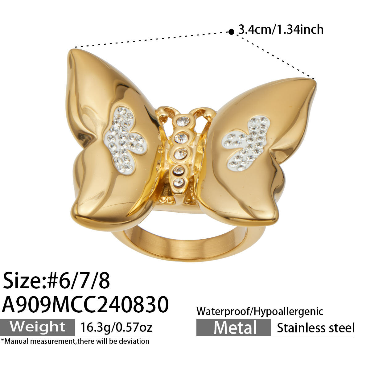 Stile 9/Misura dell'anello 8 Immagine20