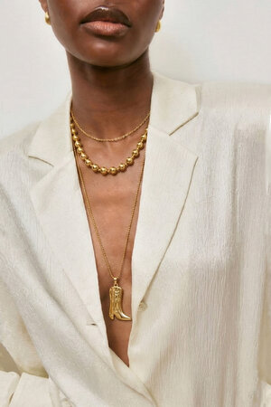 Long necklace with cowboy boot h5 Picture2