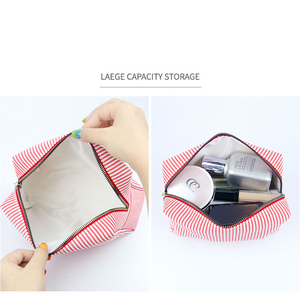 Pochette per cosmetici in poliestere Simple Series Daily Stripe h5 Immagine3
