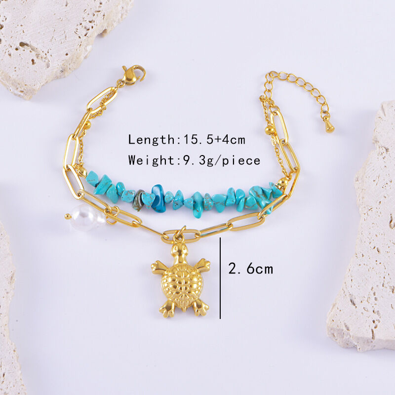 Colore oro/Bracciali Immagine2