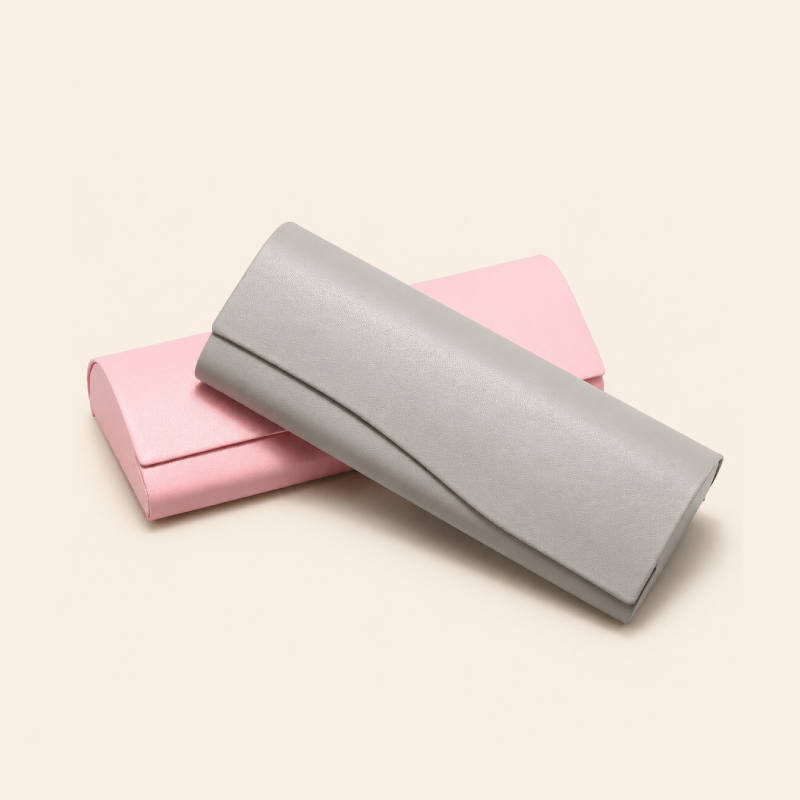 Simple Series Daily Solid Color Pu Sunglasses &Eyeglasses Case h5 Picture2
