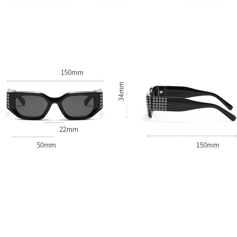 Simple Series Retro Solid Color Circle Sunglasses h5 Picture3