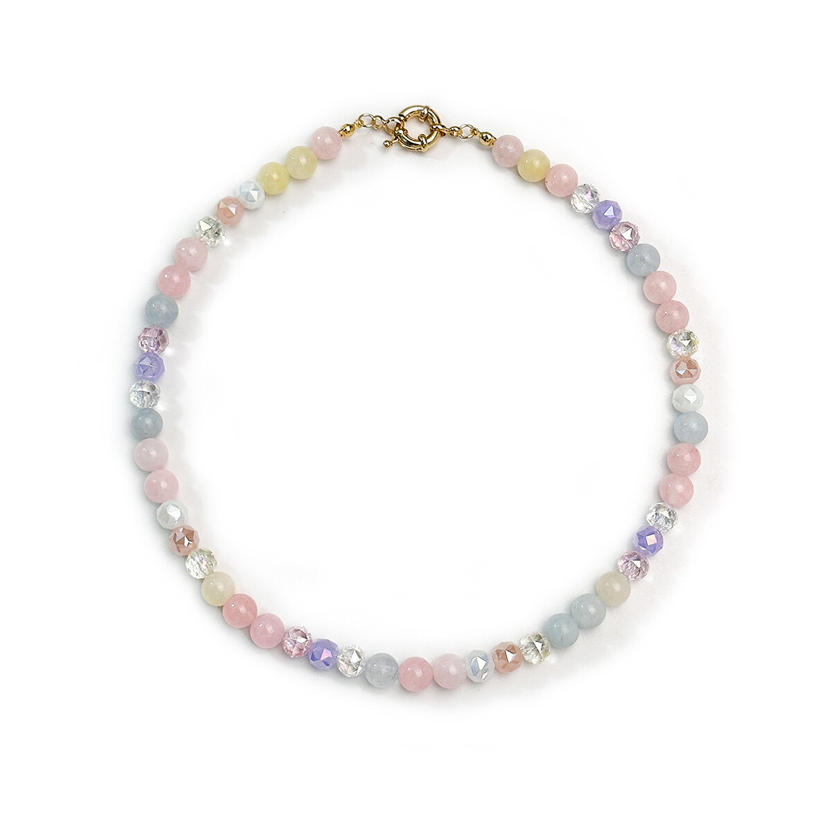 Bunte Perlen, Natursteine, Perlenketten für Damen h5 Bild2