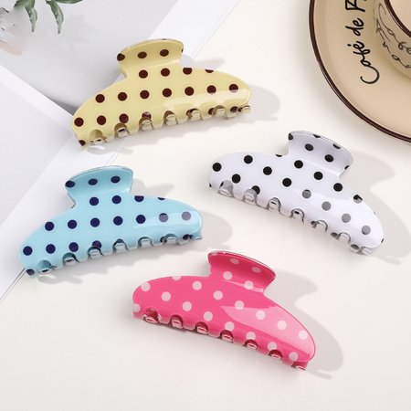 Simple Series Daily Polka Dots Acrylic Hair Claws