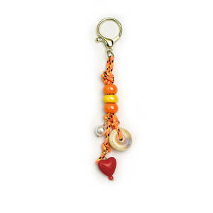 Simple Series Casual Heart Beads Mixed Color Star Braided Rope Bag Charms h5 Picture2