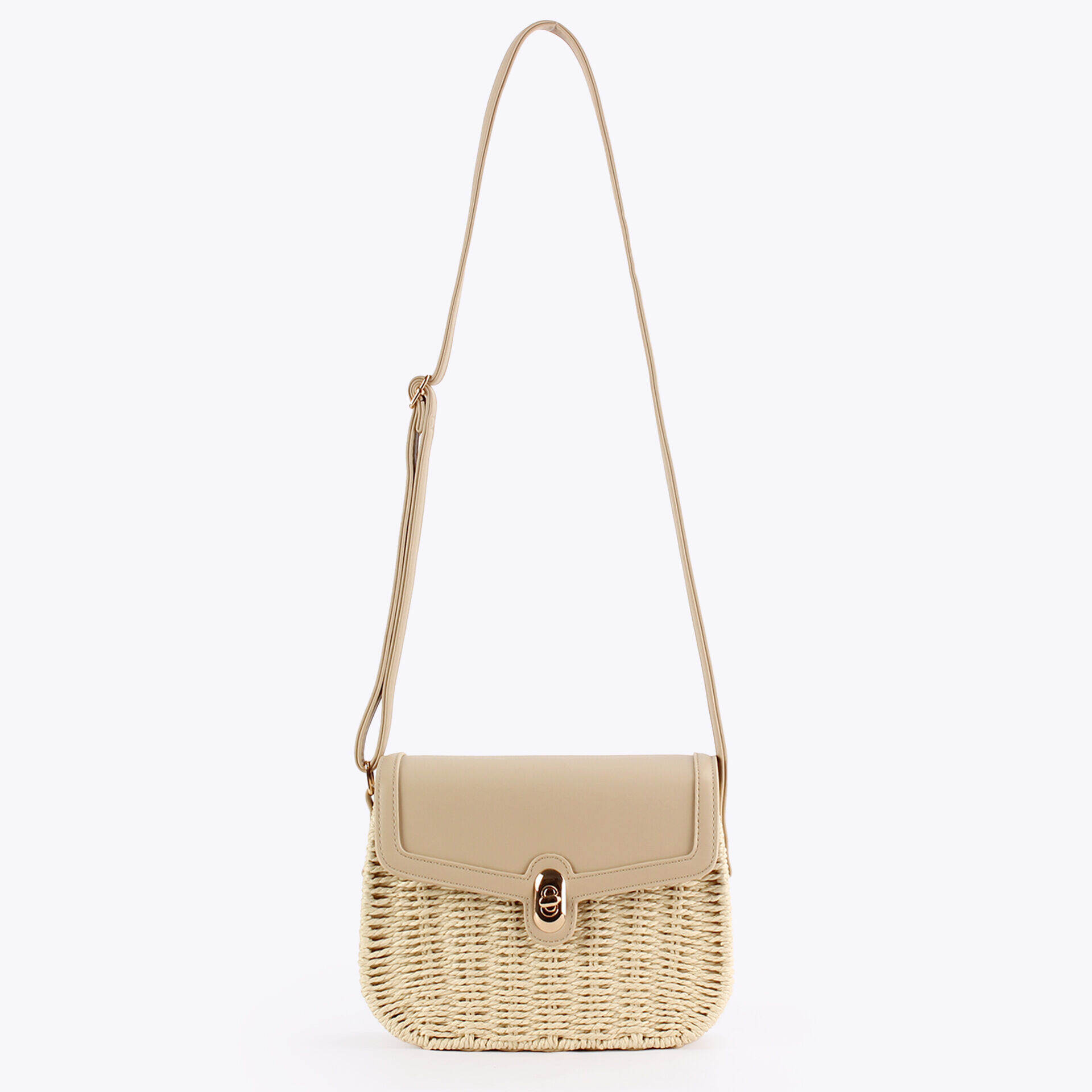 Casual Style Woven Solid Color Woven Raffia Women's Square Bag 2