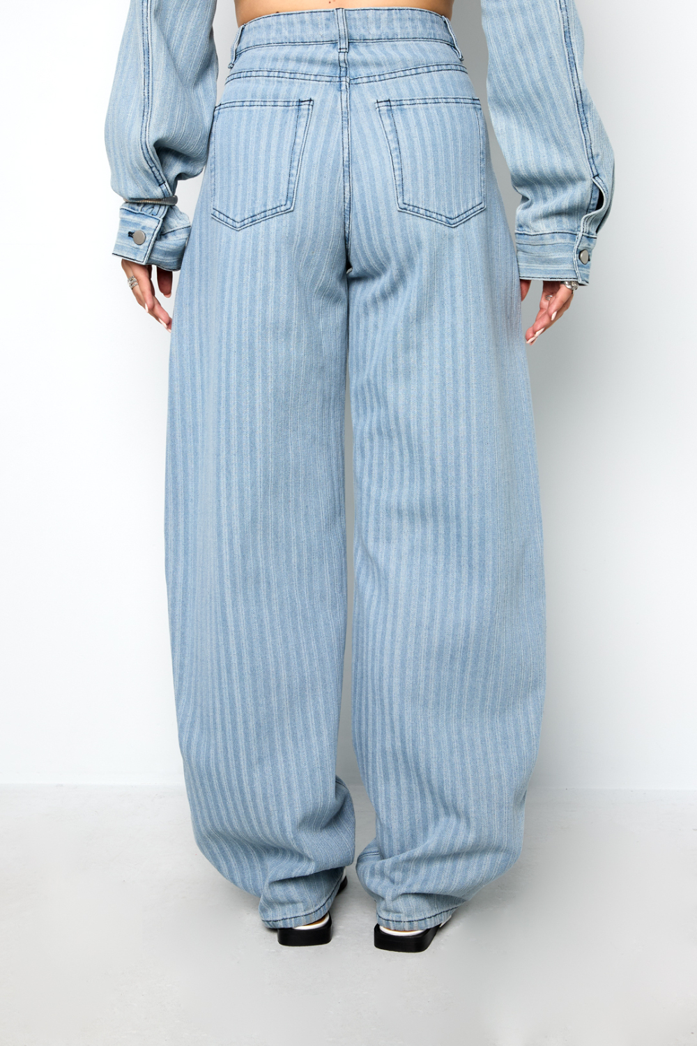 Gestreepte Jeans h5Afbeelding6