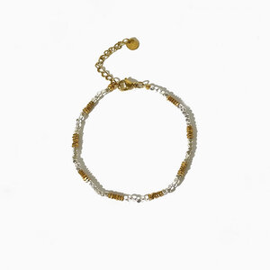Braccialetti da donna semplici in acciaio inossidabile, impermeabili, color oro. h5