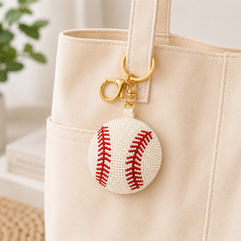 Simple Series Sports Angel Alloy Keychain 2