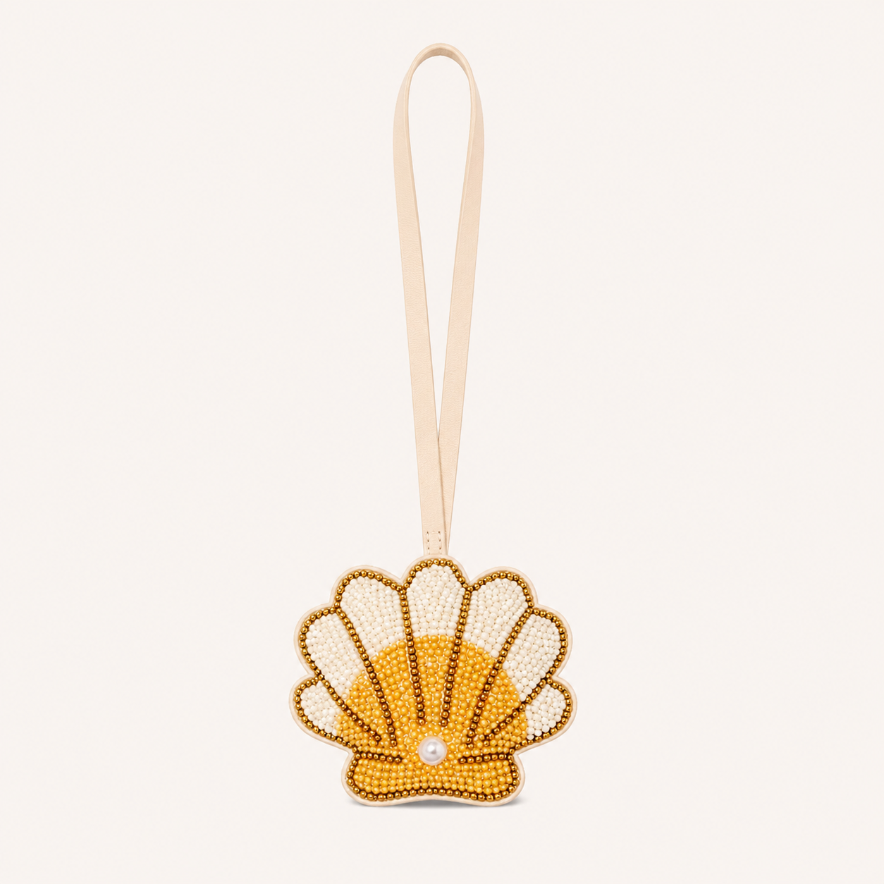 Luxurious Series Vacation Oceanic Style Mixed Color Shell Pu Rhinestone Bag Charms Picture2