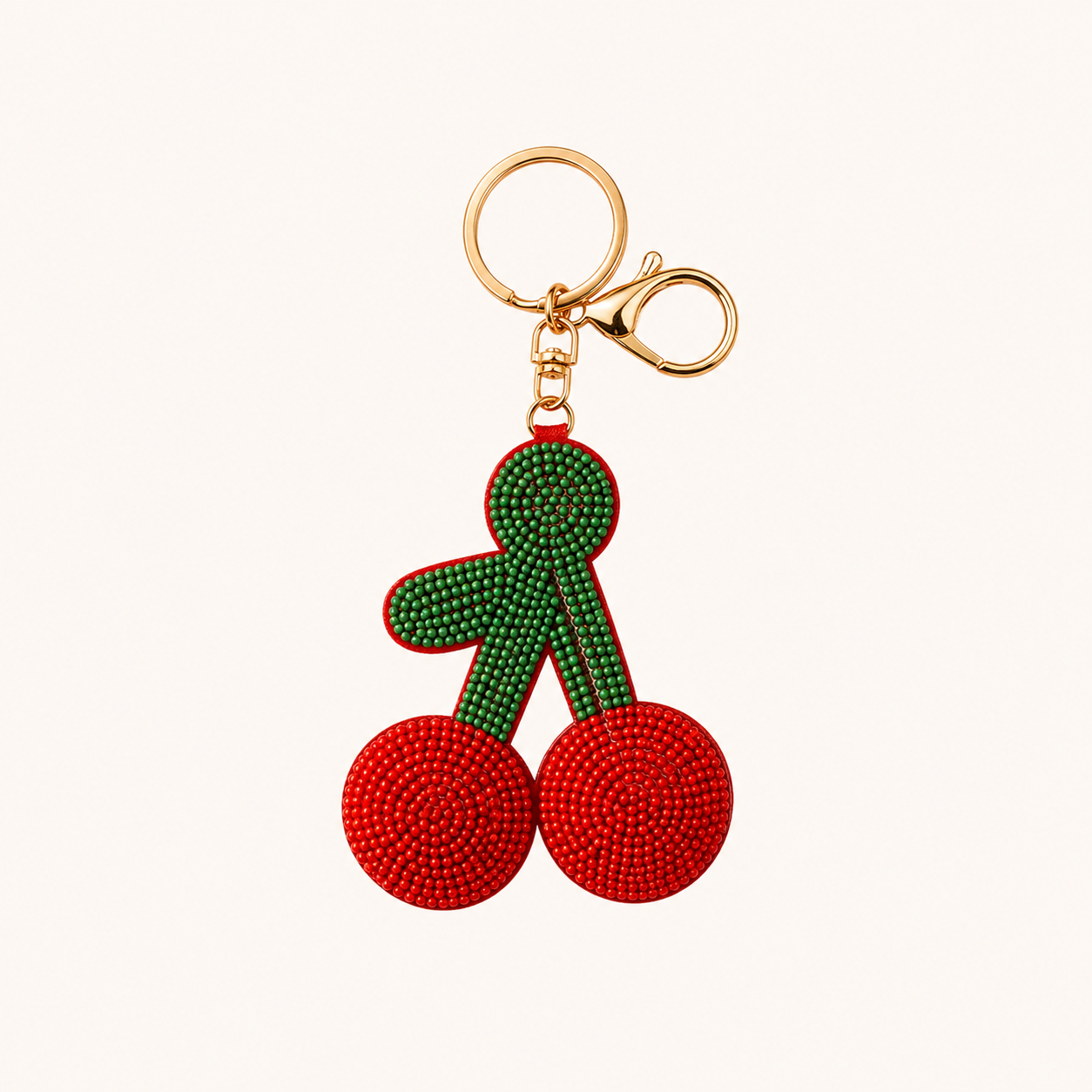 Simple Series Cute Cherry Resin Keychain