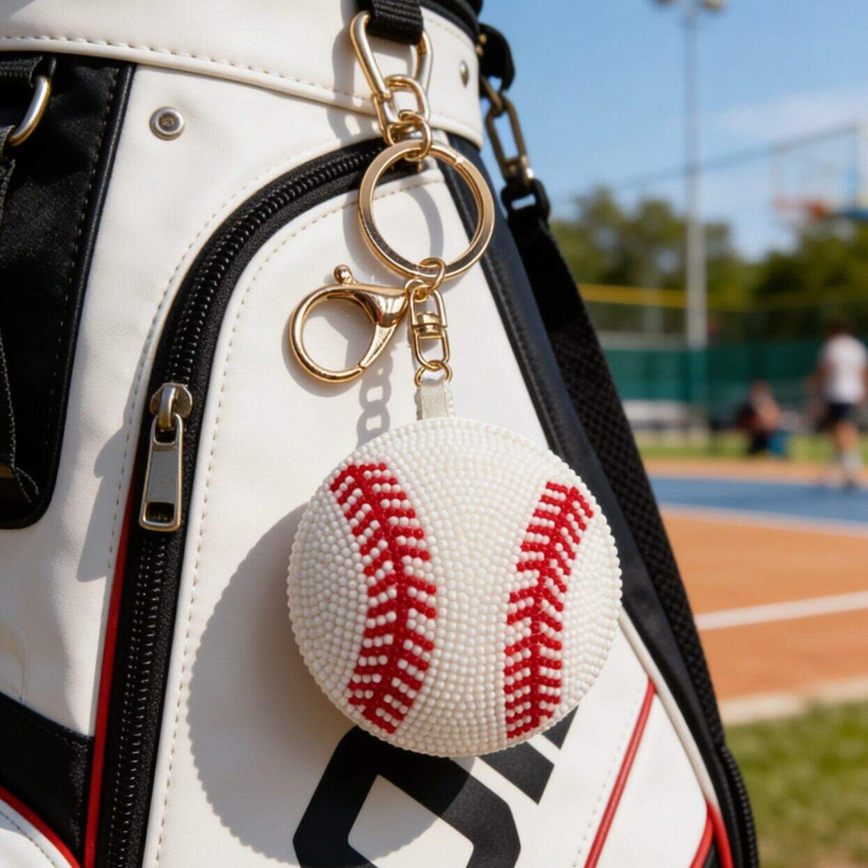 Simple Series Sports Angel Alloy Keychain h5 Picture4