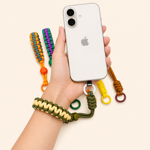 Simple Series Casual Twist Mixed Color Woven Braided Rope Phone Chain h5 Picture2