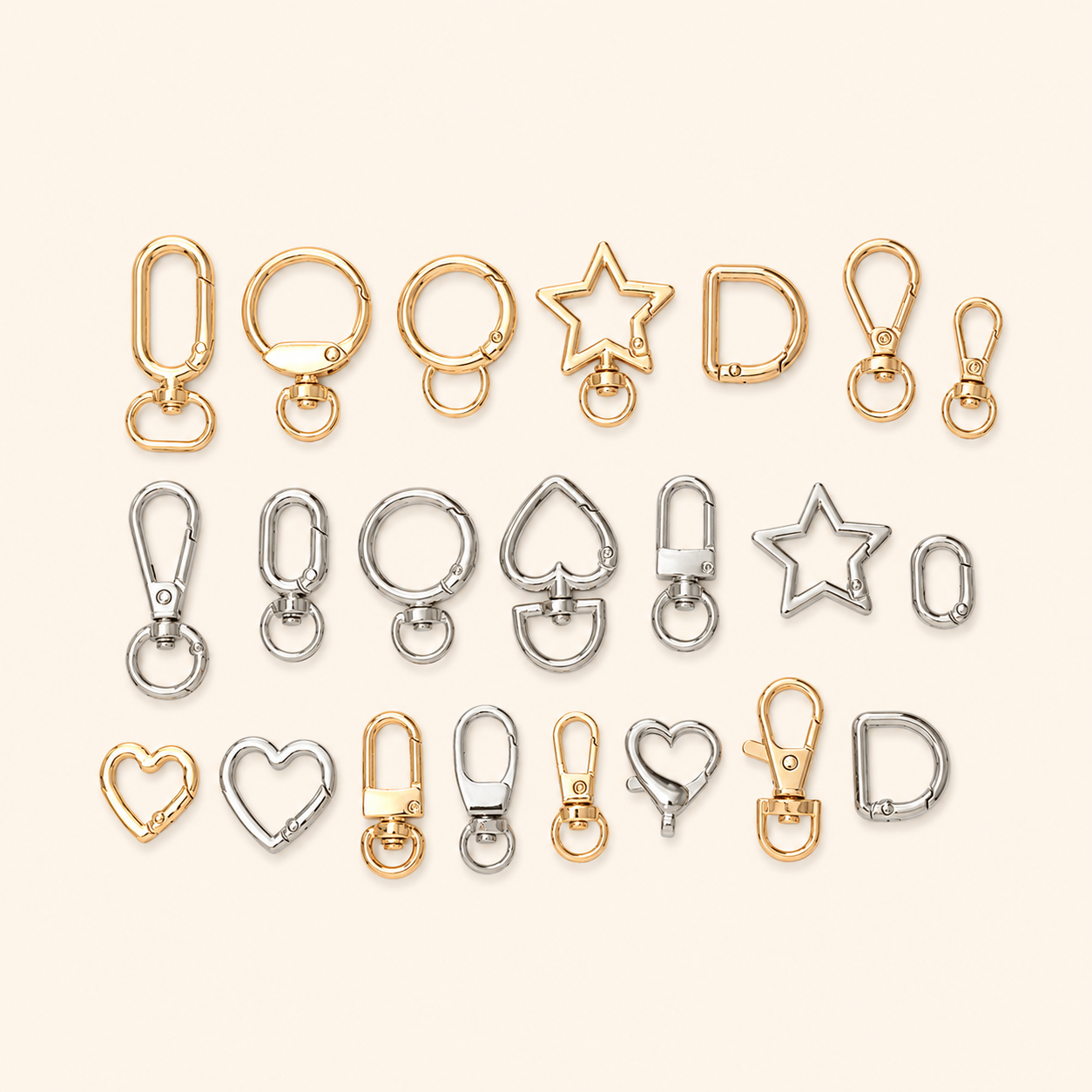 Simple Series Daily Solid Color Alloy Phone Chain Accessories