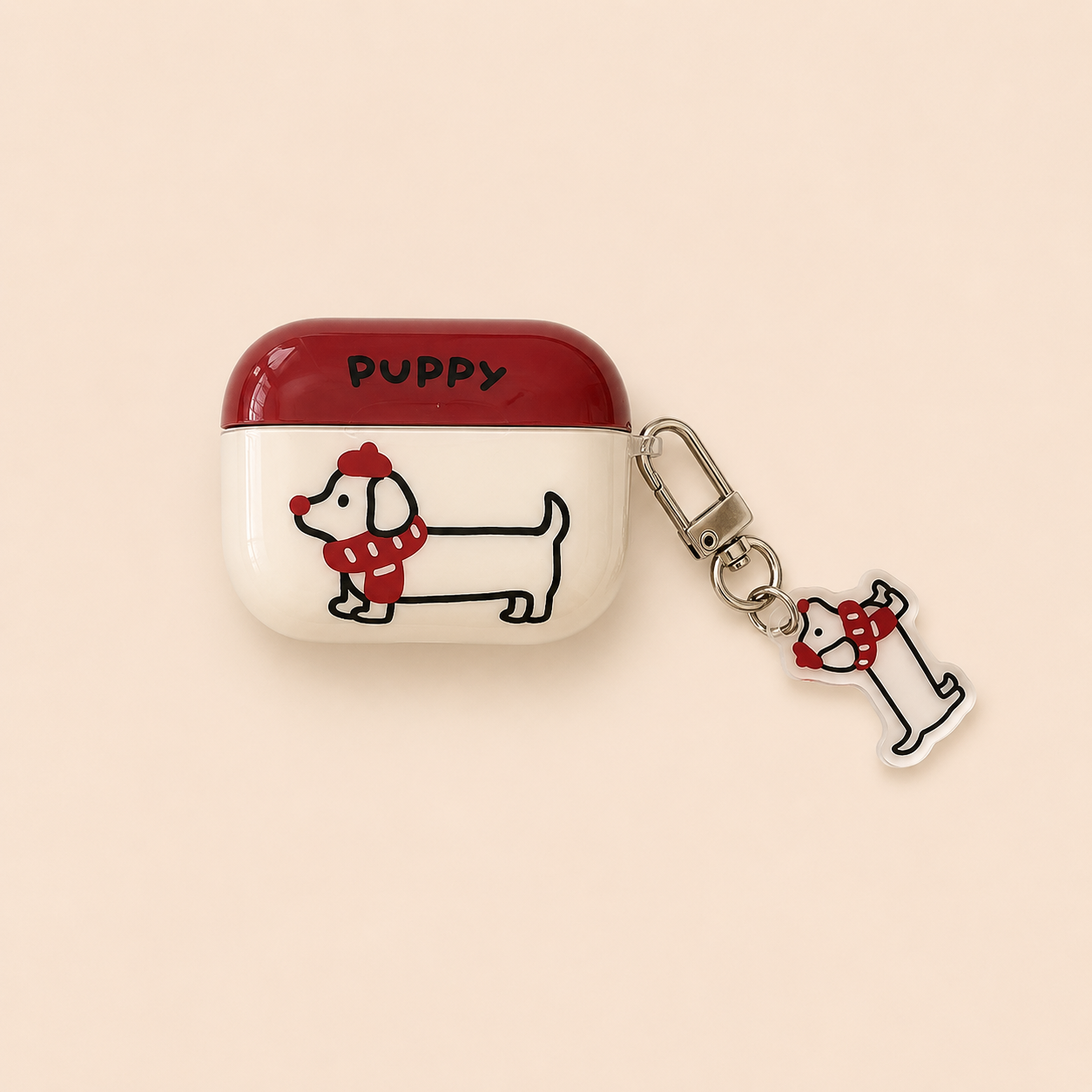 Animal Dachshund Cartoon Mixed Color Earphone Case