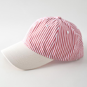 Simple Series Casual Stripe Mixed Color Cotton Baseball Cap h5 Picture4