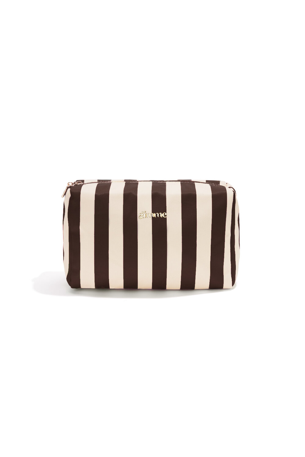 Kosmetiktaschen, gestreift, schlicht, aus Polyester, Alltagsaccessoires
