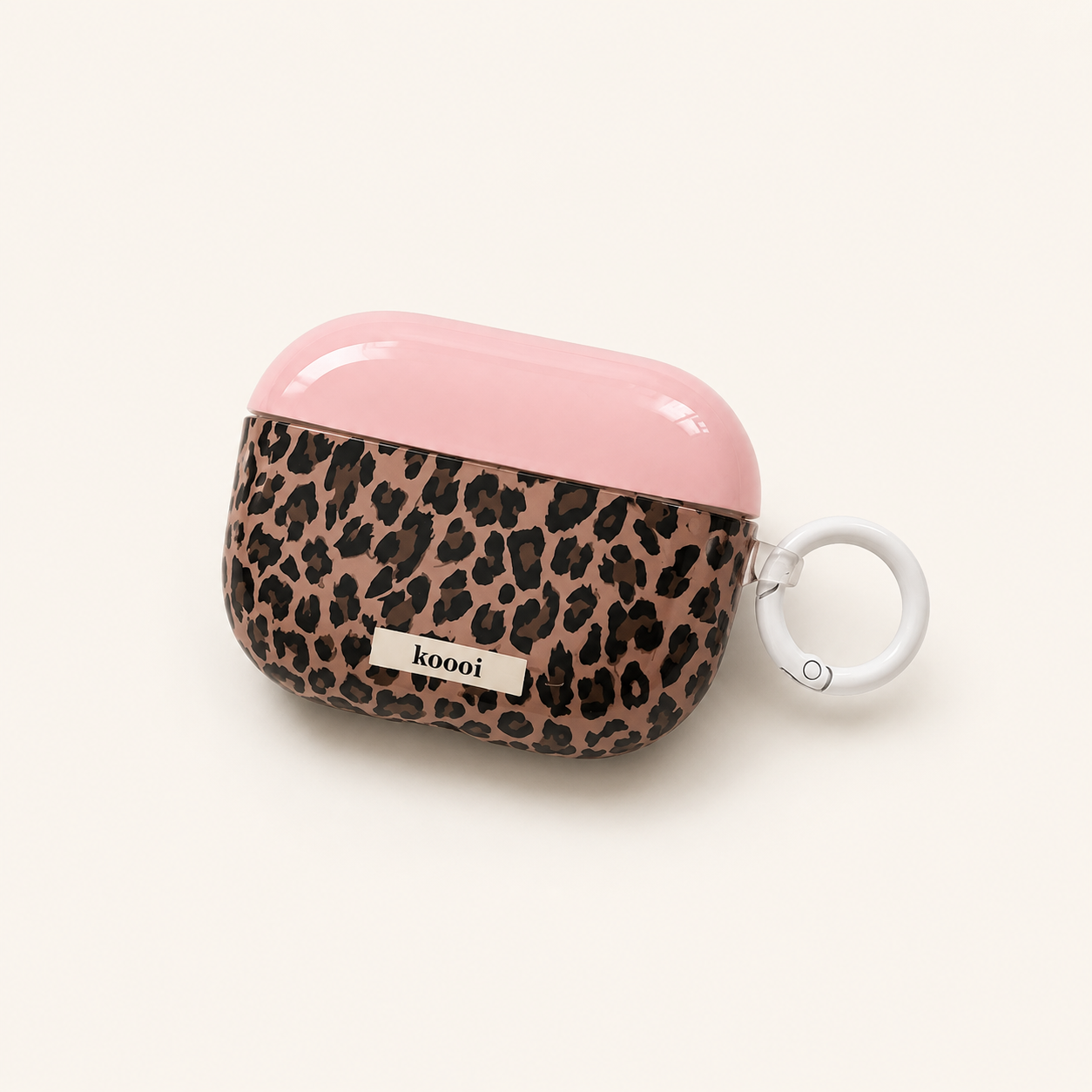 Letter Leopard Print Mixed Color Unisex Earphone Case 2