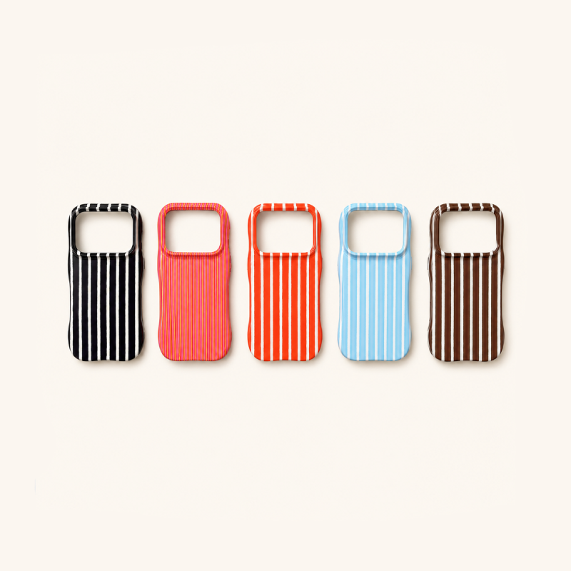 Simple Everyday Striped Two-in-one Film Case Phone Case 2