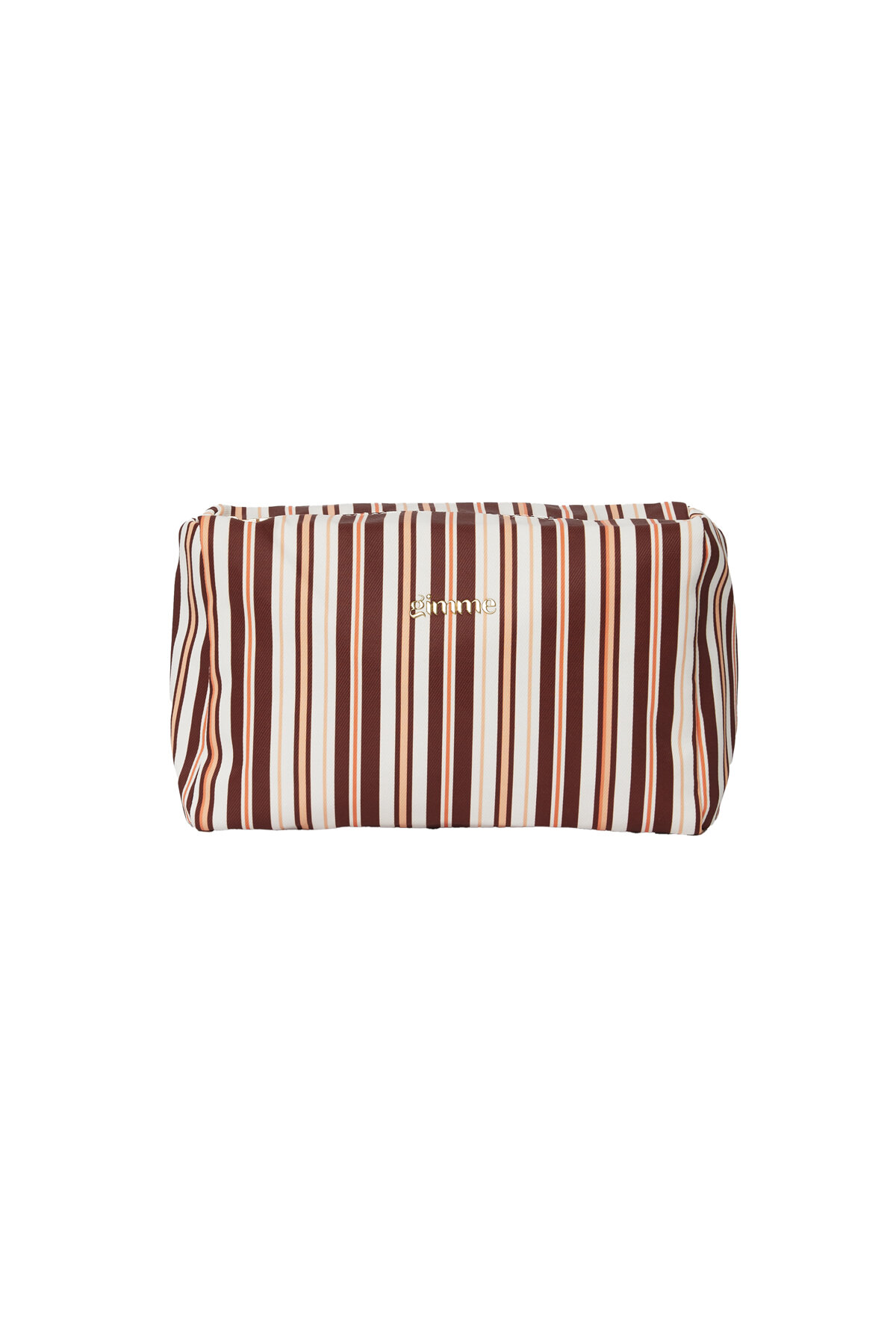 Kosmetiktaschen, gestreift, schlicht, aus Polyester, Alltagsaccessoires