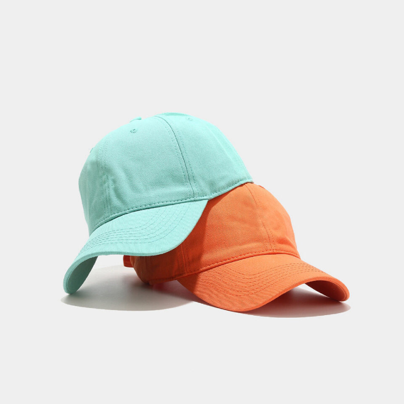 Simple Series Daily Solid Color Cotton Baseball Cap