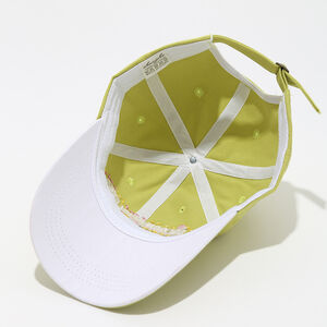 Simple Series Sweet Letter Solid Color Mixed Color Plant Cotton Baseball Cap h5 Picture7