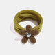5# Hair Tie - Green - Brown - Single Picture4