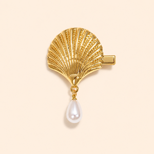 Luxurious Series Classic Shell Imitation Pearl Hair Clips h5 Picture2