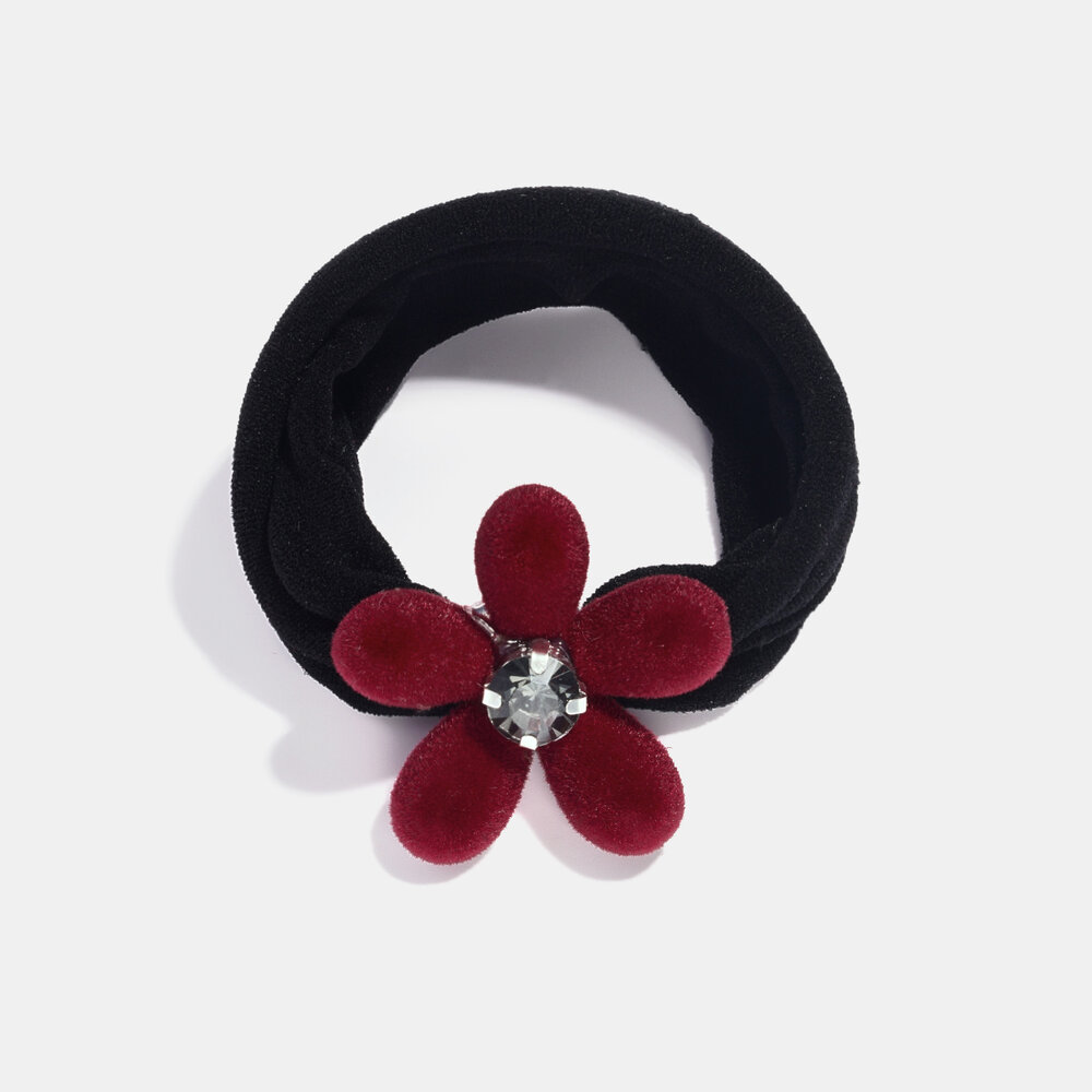 Classic Series Classic Flower Fabric Hair Ties