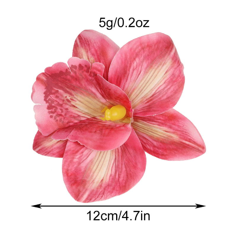 Simple Series Vacation Flower Gradient Color Plastic Hair Clips Picture4