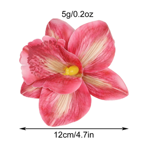Simple Series Vacation Flower Gradient Color Plastic Hair Clips h5 Picture4