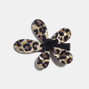 Pinzas para el cabello de acrílico con estampado de leopardo de la serie Simple. h5 Imagen2