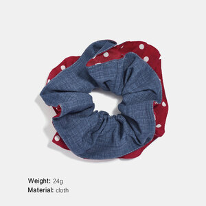 Simple Series Sweet Polka Dots Fabric Scrunchies h5 Picture2