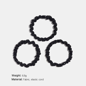 Simple Series Classic Twist Patchwork Fabric Scrunchies h5