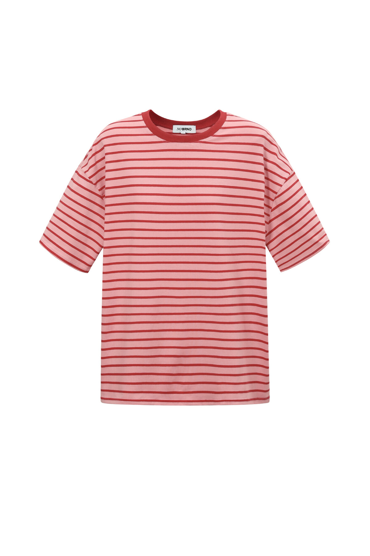 T-shirt à rayures carrées