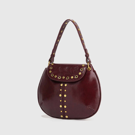 Streetwear Style Studded Rivet Pu Women's Handbags 2