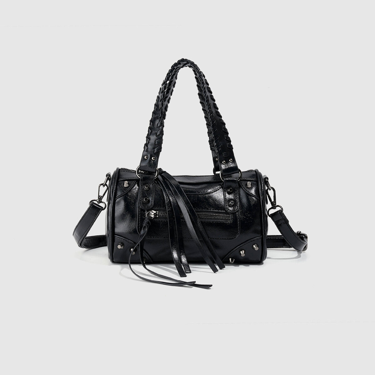 Streetwear-Stil Nietenbesetzte PU-Damenhandtaschen