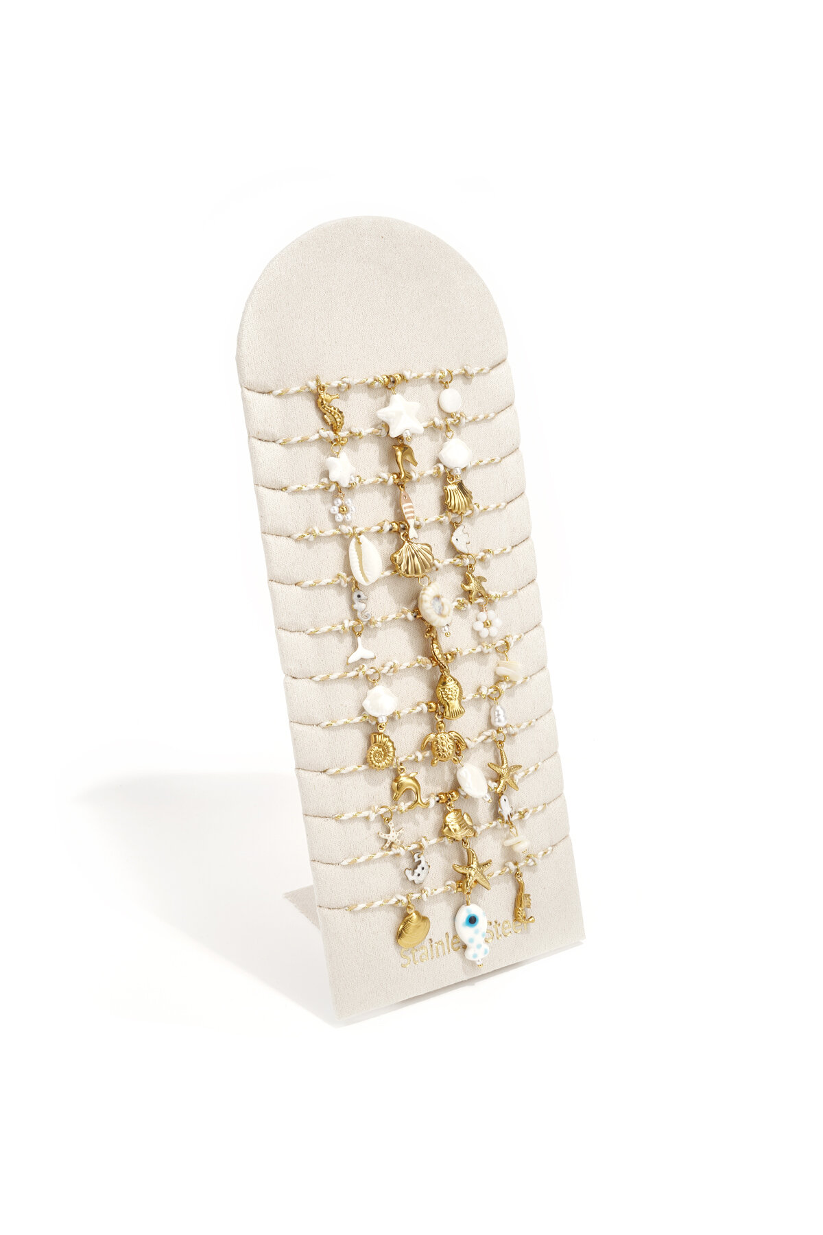 Conjuntos de pulseras de cuerda, conchas, vacaciones, serie romántica diaria, joyería para mujer 