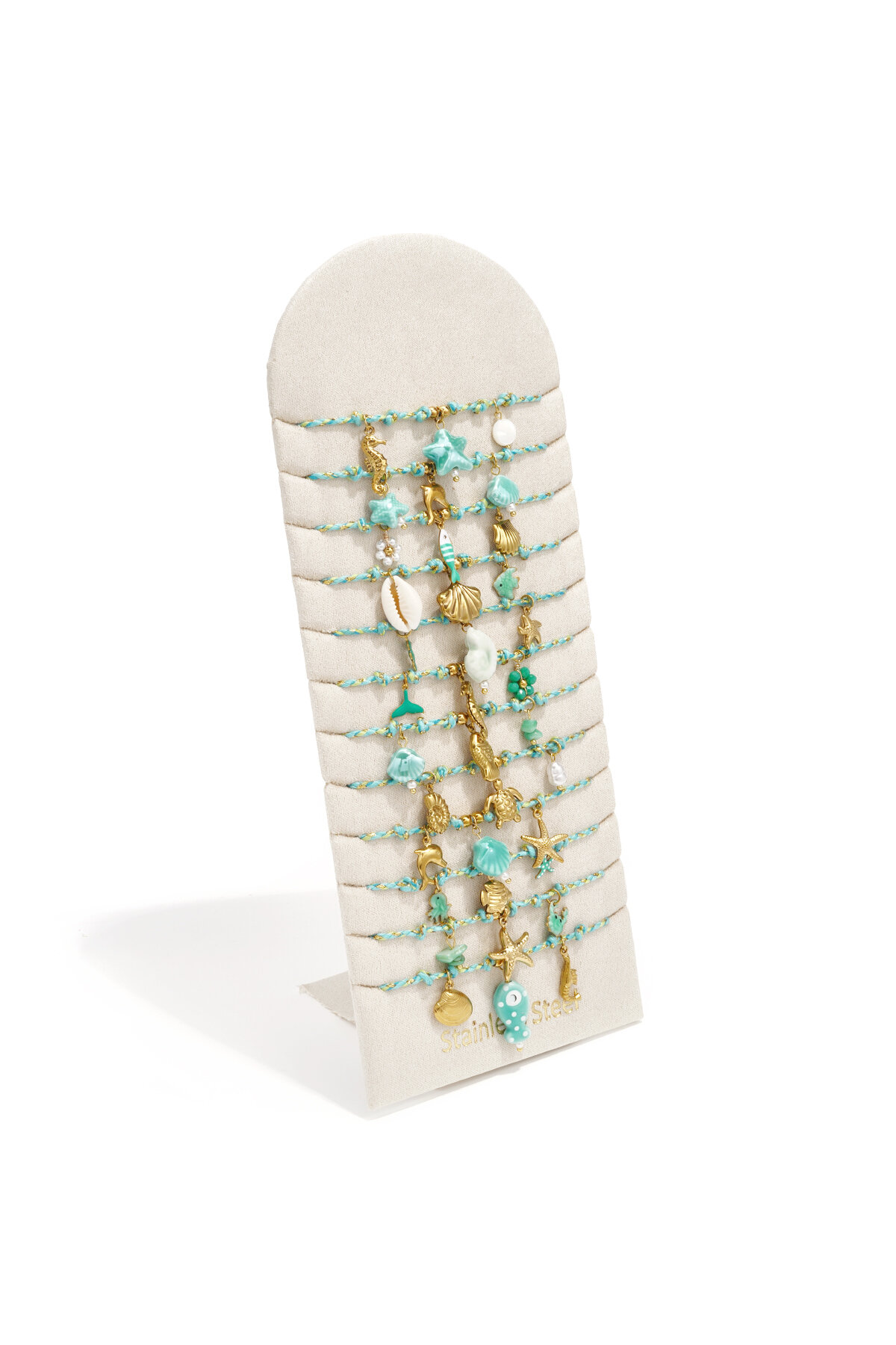 Conjuntos de pulseras de cuerda, conchas, vacaciones, serie romántica diaria, joyería para mujer h5 Imagen3