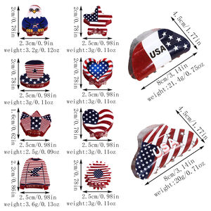 Ethnic Series Sports Heart Stripe Star Birds Geometric Shape Plastic Hair Clips h5 Picture4