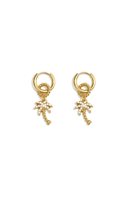 Pendientes colgantes de acero inoxidable, serie Plant Simple Daily Simple, joyería para mujer