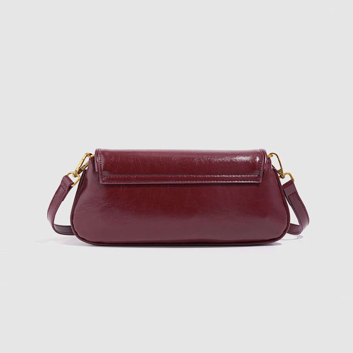 Bolsos de hombro para mujer de PU de color liso estilo oficina h5 Imagen3
