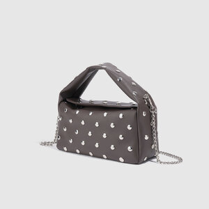 Bolsos de mano de mujer de PU con remaches y estilo streetwear h5 Imagen2